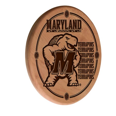 University Of Maryland 13 Laser Engraved Solid Wood Sign